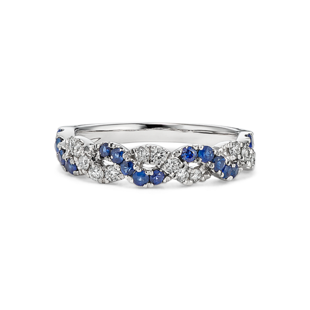 Parade Sapphire & Diamond Twist Ring