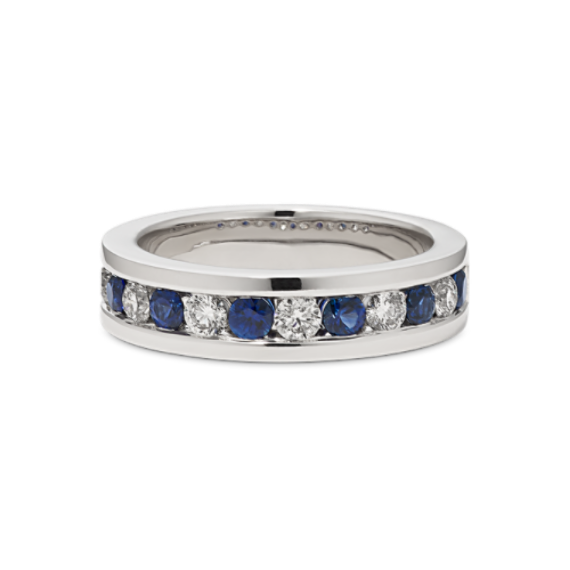 Unity Sapphire & Diamond Band (6mm)
