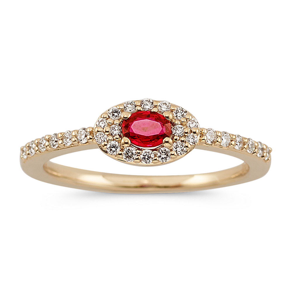 Carmen Ruby & Diamond Ring