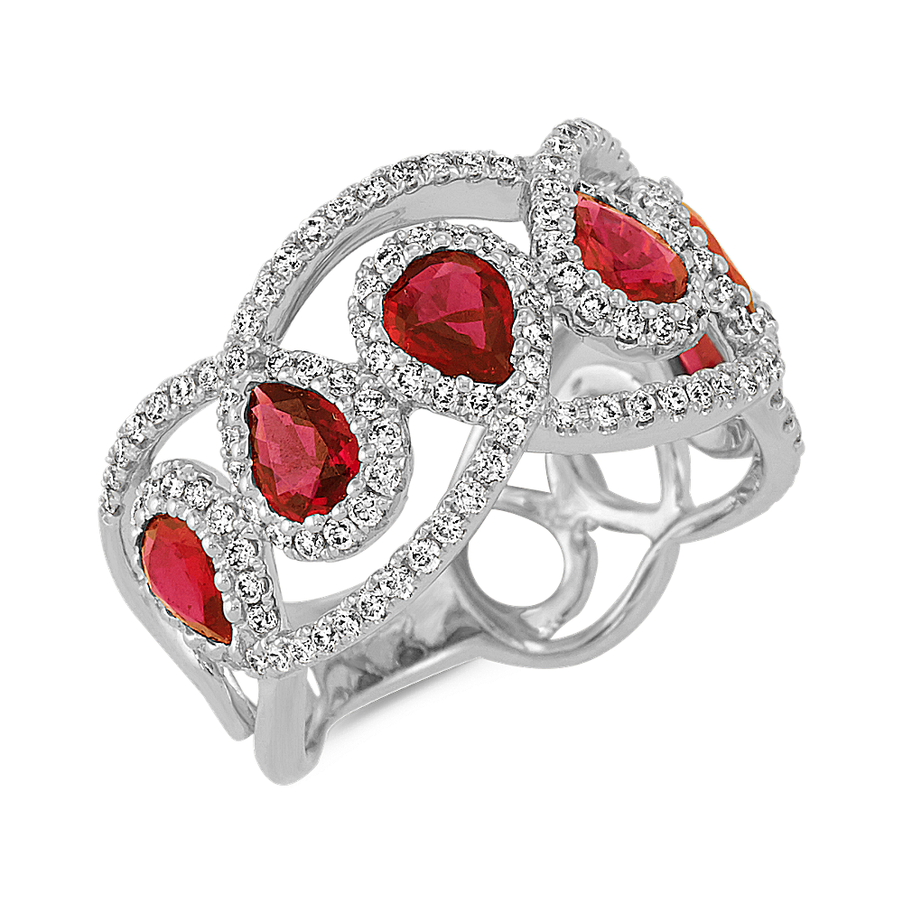 Ruby and Diamond Ring | Shane Co.