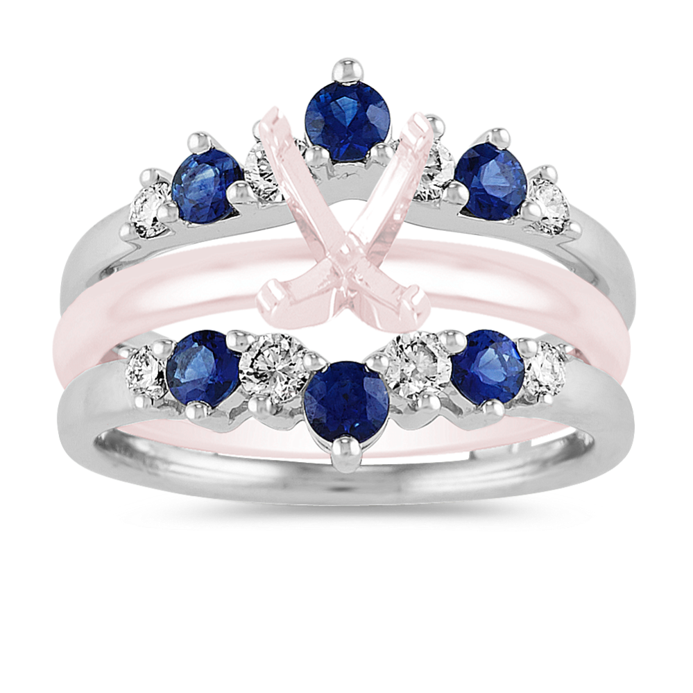 Nimbus Sapphire & Diamond Ring Guard