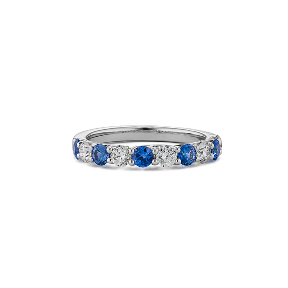 Mystique 1.20 tcw Sapphire & Diamond Band