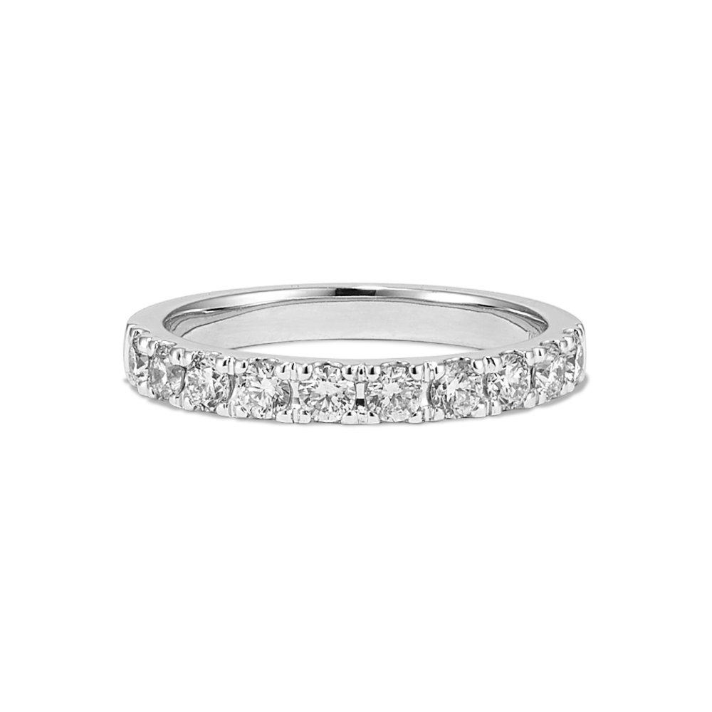Scout Classic Pave-Set Round Diamond Wedding Band