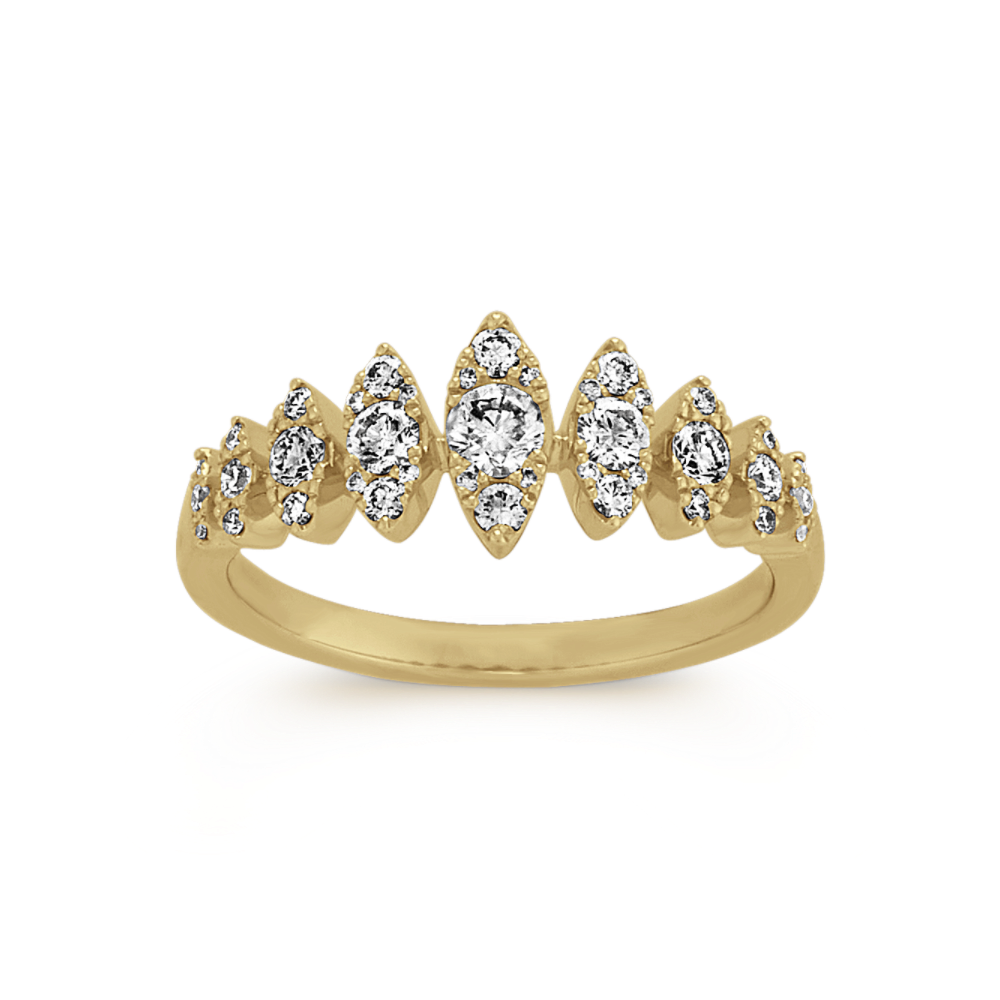 Serenade Natural Diamond Cluster Ring