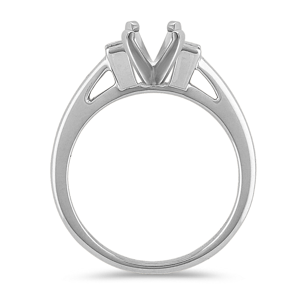 Platinum 1/3 CTW Natural Diamond Ring Guard - PlatinumOnly