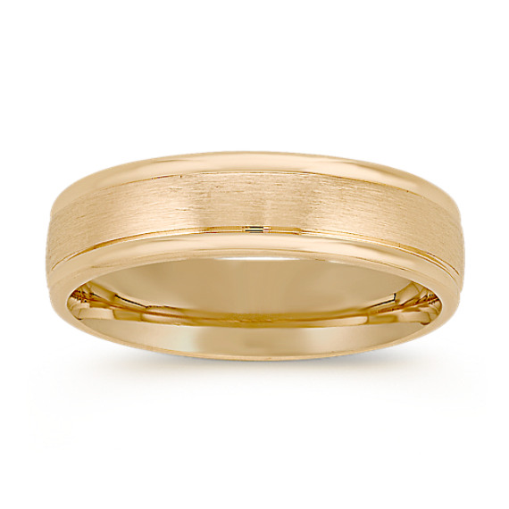Sinclair Comfort Fit Ring in 14k Yellow Gold (6mm)