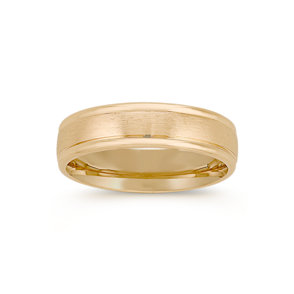 Sinclair Comfort Fit Ring in 14k Yellow Gold (6mm)