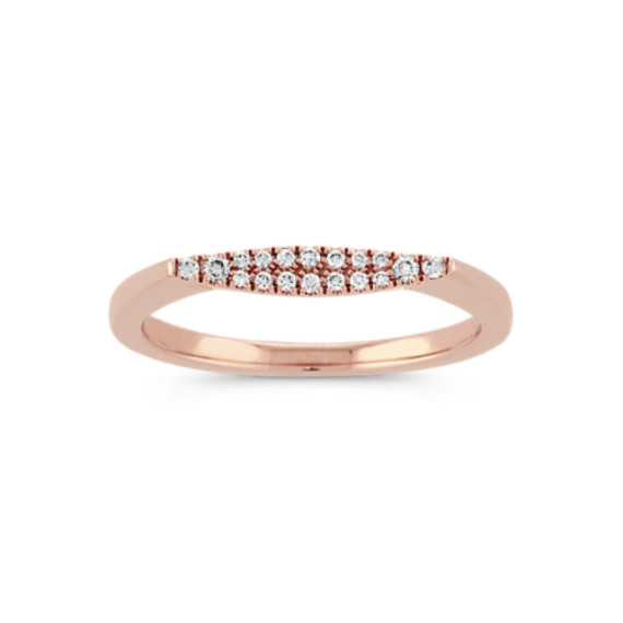 Ursa Stackable Diamond Ring in 14K Rose Gold