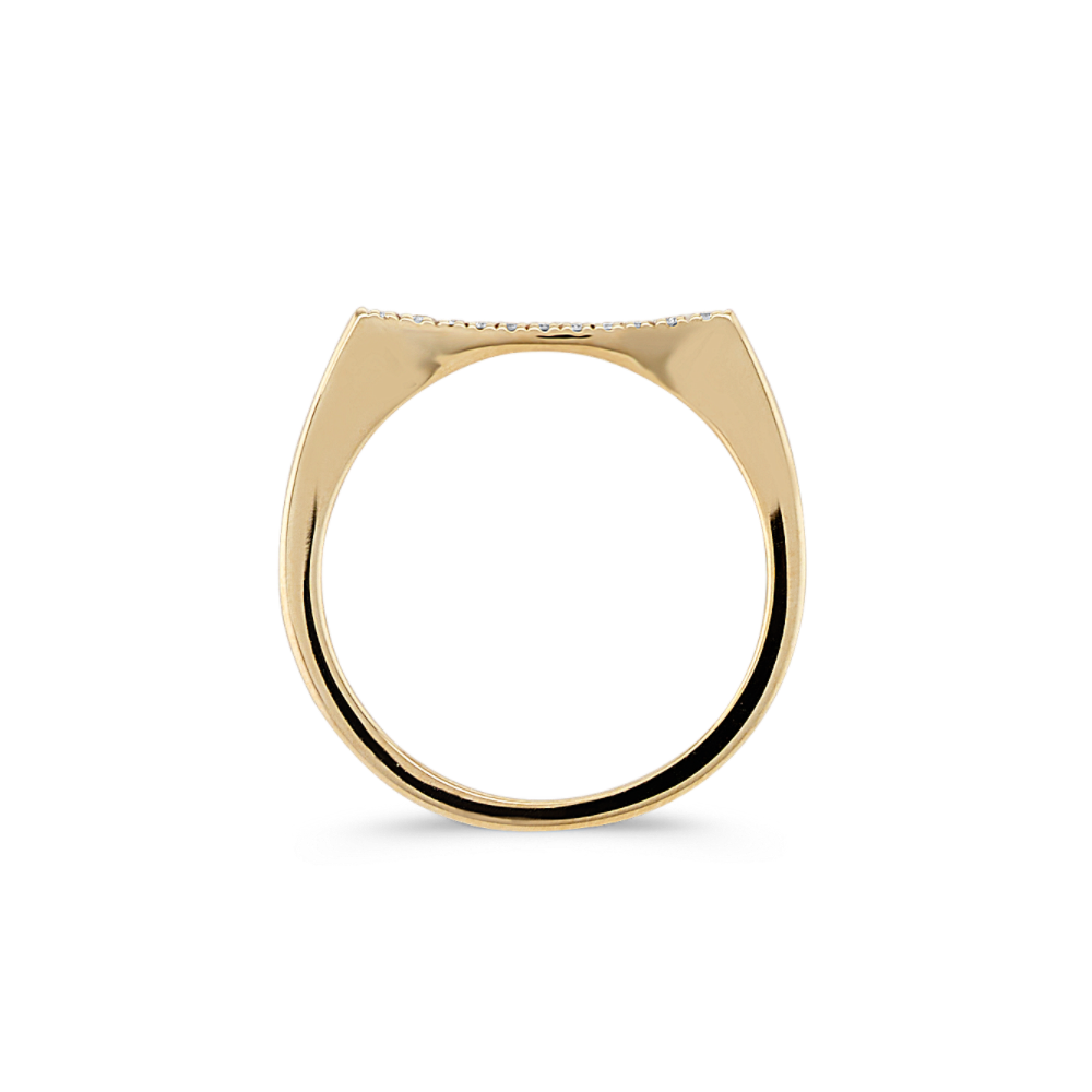 Ursa Stackable Diamond Ring in 14K Yellow Gold Shane Co.