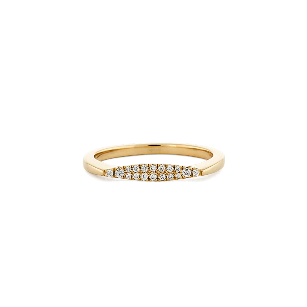 Ursa Stackable Diamond Ring in 14K Yellow Gold Shane Co.
