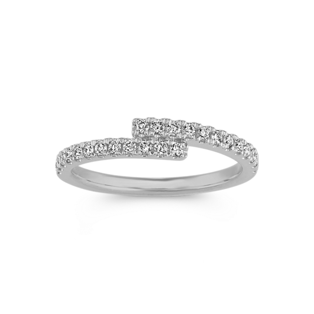 Stackable Diamond Ring in 14k White Gold