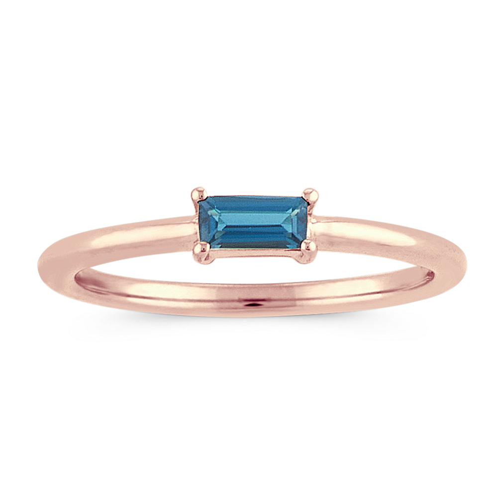 Ravello Stackable London Blue Topaz Ring