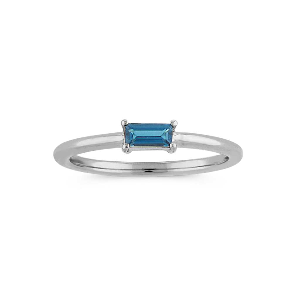 London blue topaz deals stackable ring