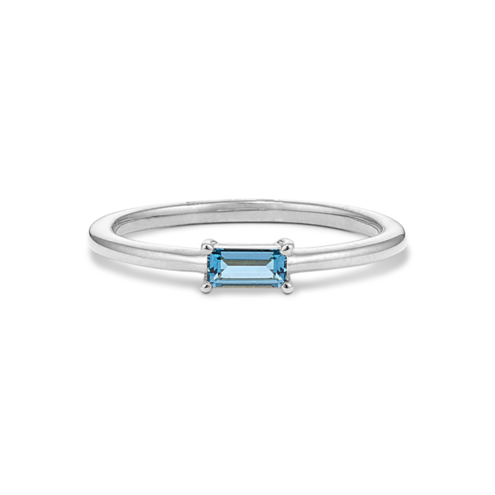 Ravello Stackable London Blue Topaz Ring