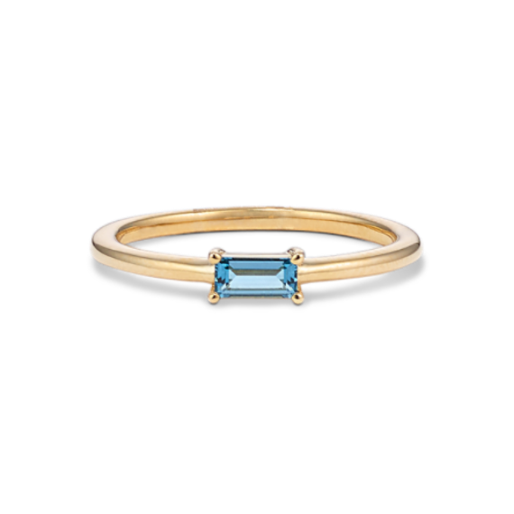Ravello Stackable London Blue Topaz Ring