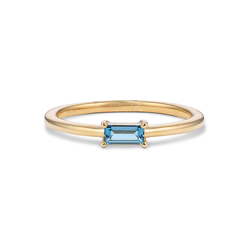 Ravello Stackable London Blue Topaz Ring