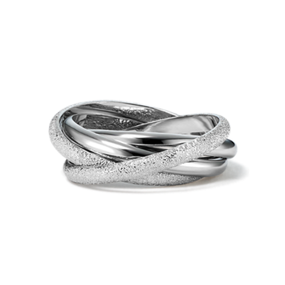 Sterling Silver Rolling Ring