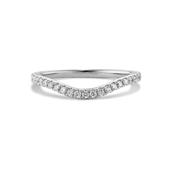 Allegro Diamond Pave Contour Band