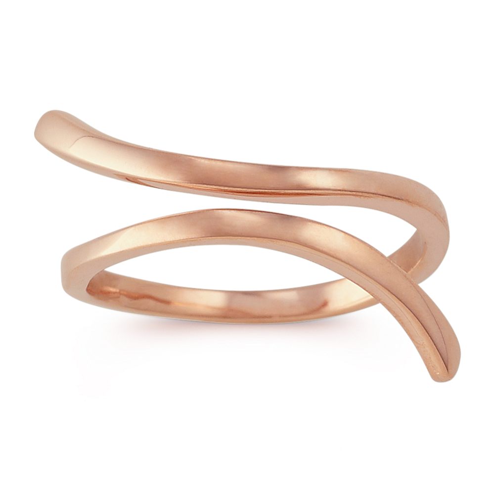 Swoop Ring in 14k Rose Gold