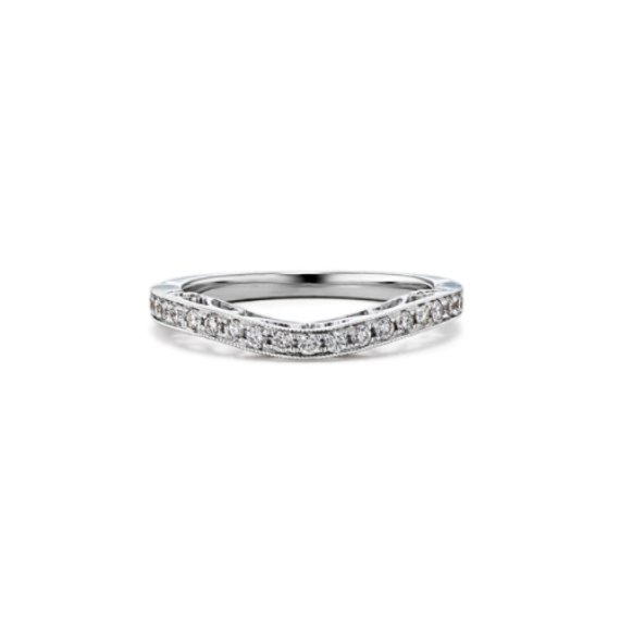 Teatro Diamond Pave Contour Band