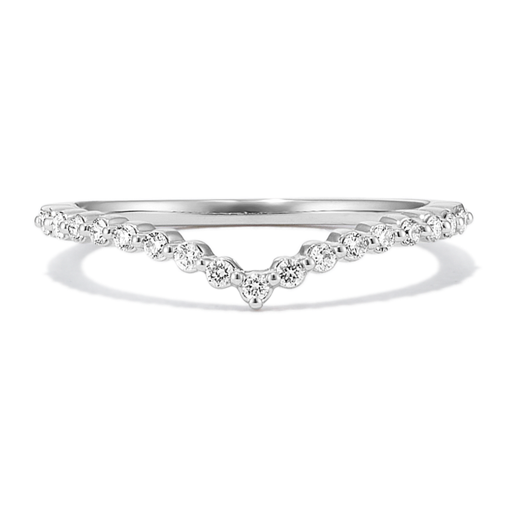Terra 0.15 tcw Diamond Contour Band in Platinum