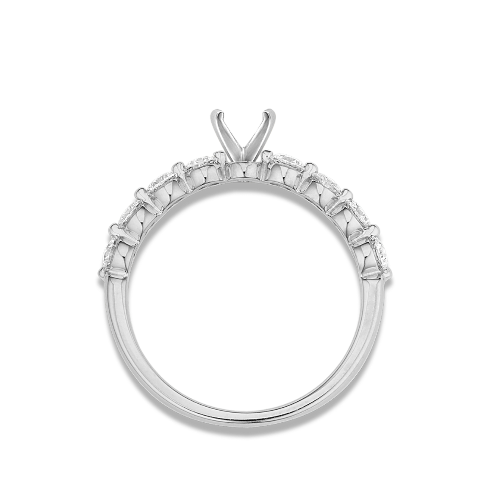 Terra Pave-Set Diamond Engagement Ring