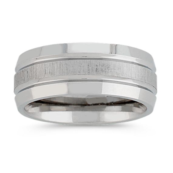 Textured Classic Cobalt Wedding Band (9mm)