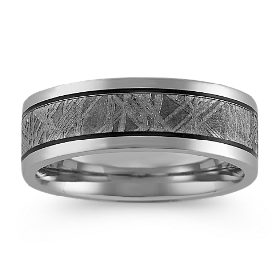 Cobalt meteorite ring store