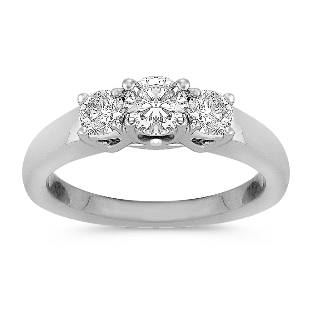 Three-Stone Diamond Anniversary Band