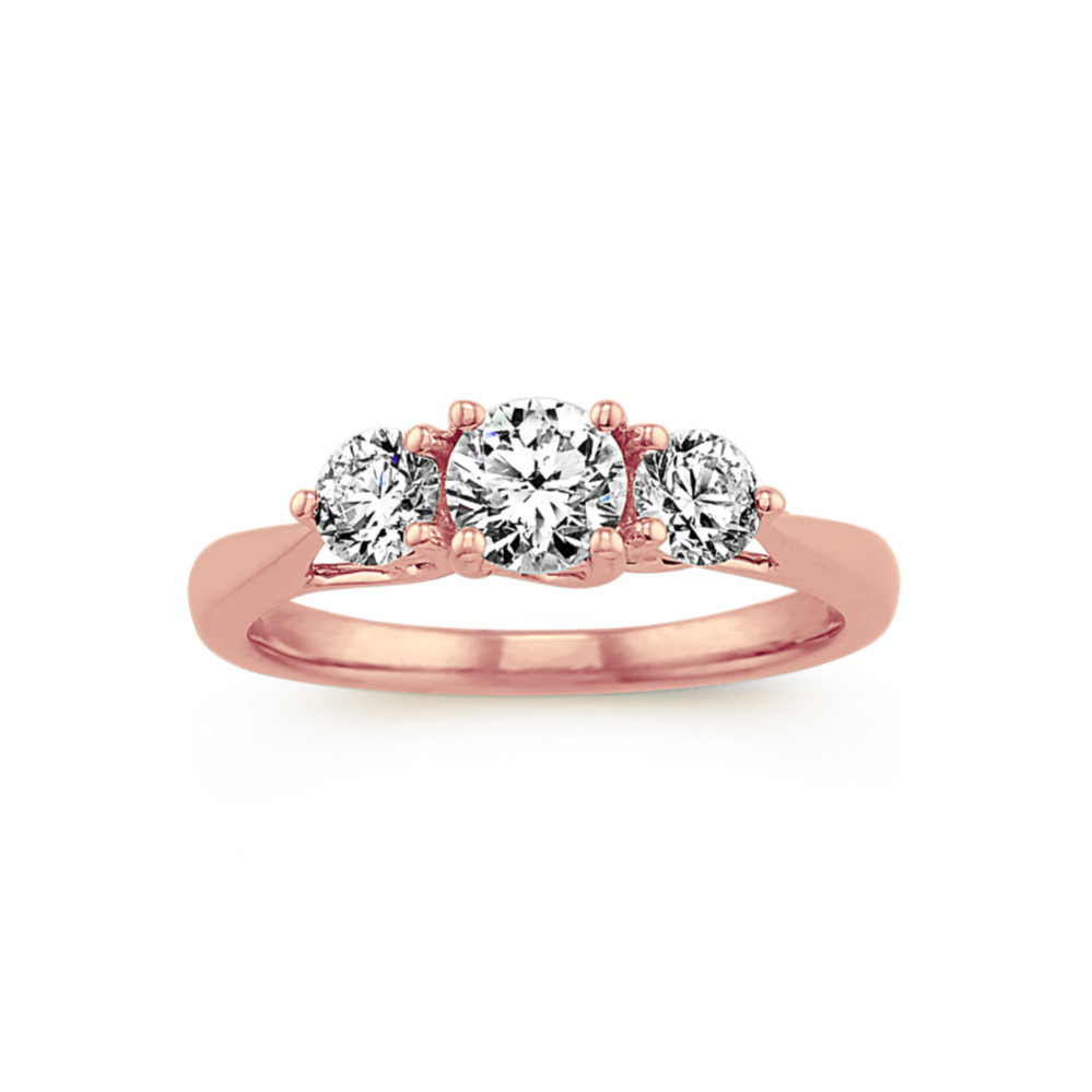 Joy Three-Stone 0.90 tcw Diamond Ring