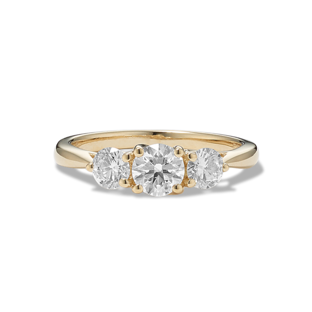 Joy Three-Stone 0.90 tcw Diamond Ring