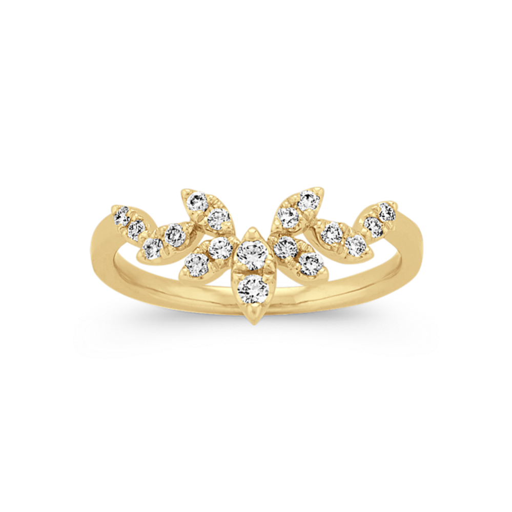 Rosemary Diamond Contour Band