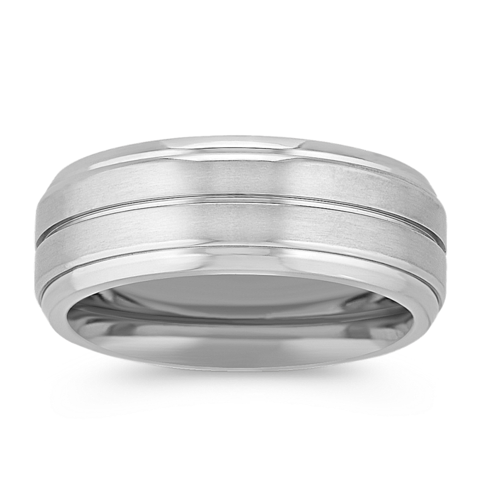 Titanium Comfort Fit Ring (8mm)