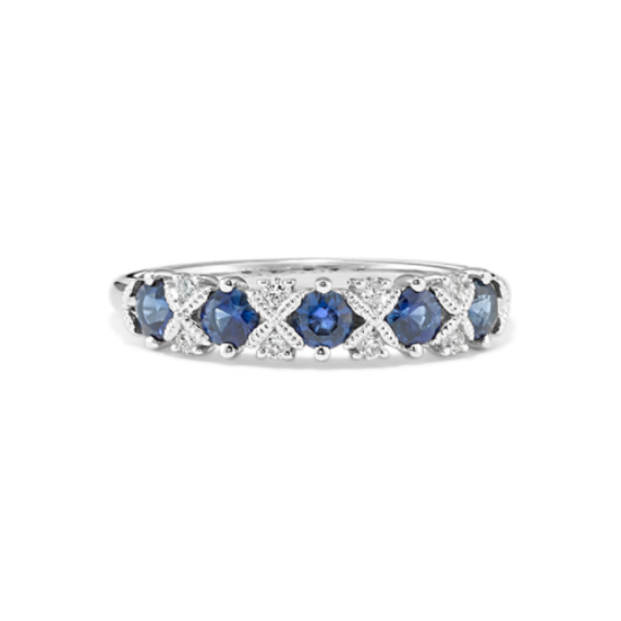 Alexa Sapphire and Diamond Ring