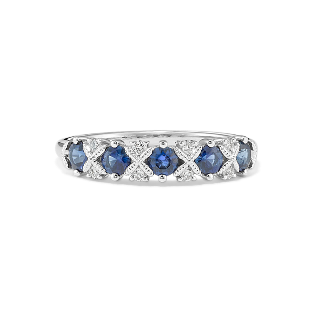 Alexa Sapphire and Diamond Ring