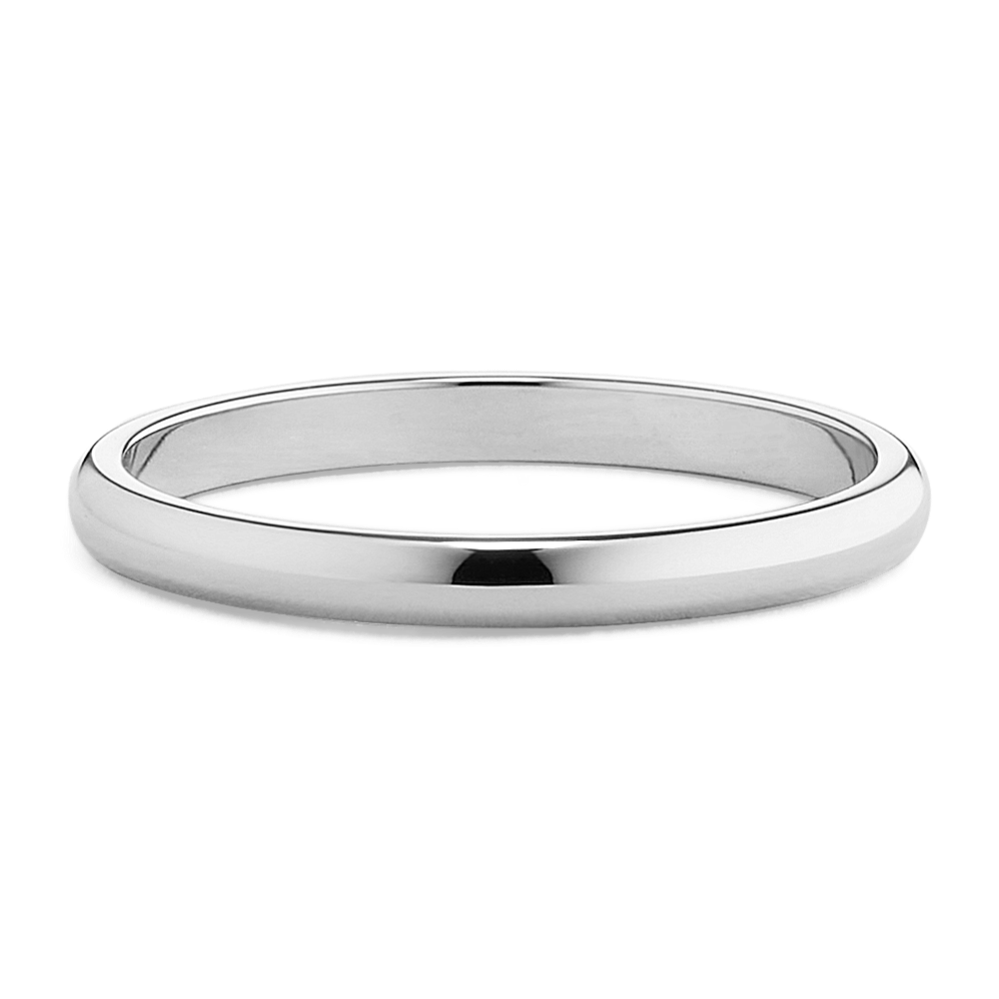 Classic 14K White Gold Band (2mm)