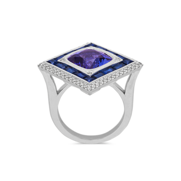 Blue Topaz & Tanzanite Fashion Rings | Shane Co.