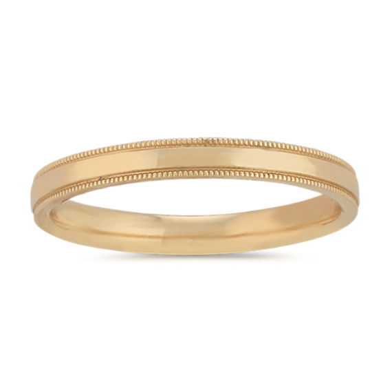 Vintage Band in 14k Yellow Gold (2.5mm)