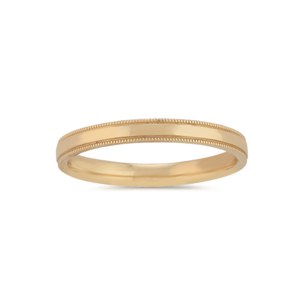 Vintage Band in 14k Yellow Gold (2.5mm)