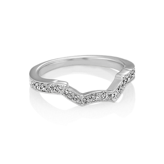 Vintage Diamond Contour Wedding Band | Shane Co.