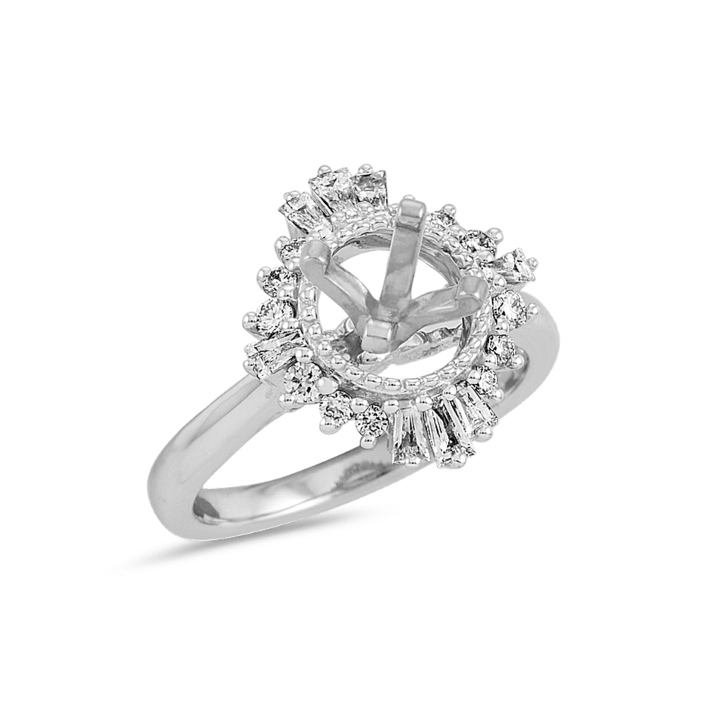 Vintage Diamond Halo Engagement Ring | Shane Co.