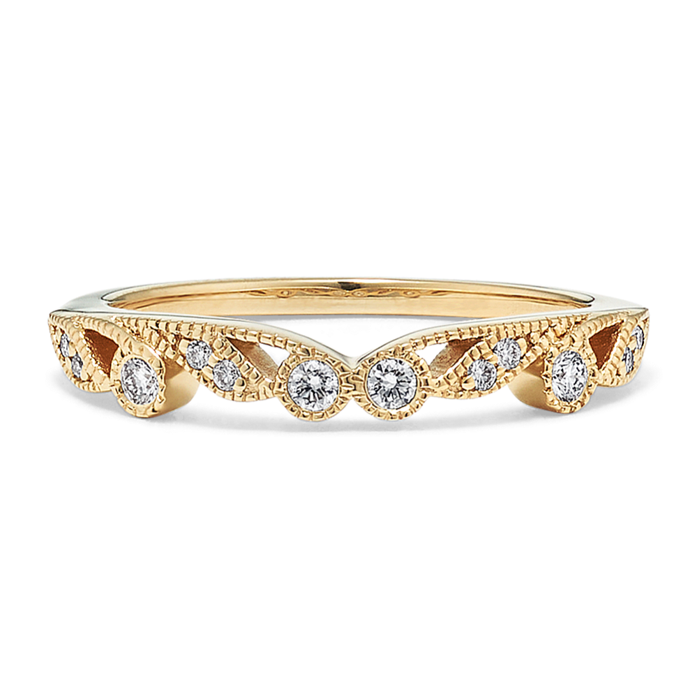 Vale Diamond Contour Band