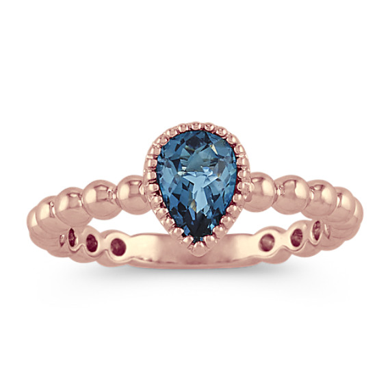 Vintage Amethyst Ring In 14k Rose Gold Shane Co
