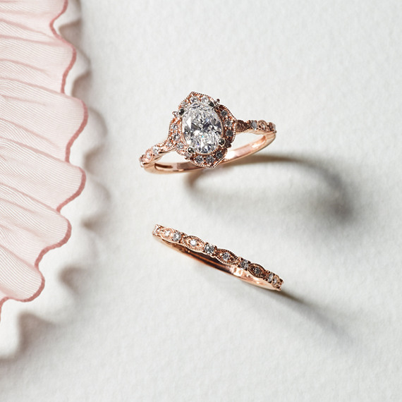 vintage oval engagement rings