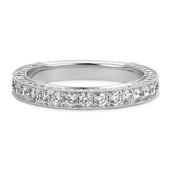 petite pave diamond ring in platinum 030 ct tw blue nile gr on what is a pave wedding band