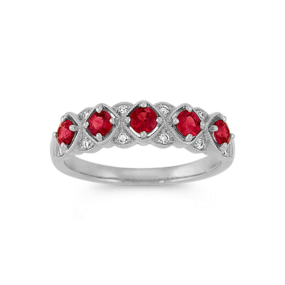 Simone Ruby & Diamond Ring