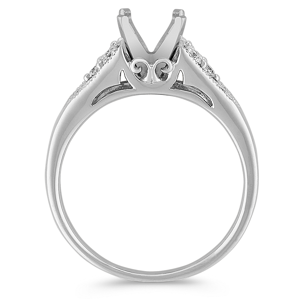 Vintage Trio Diamond Engagement Ring Shane Co.