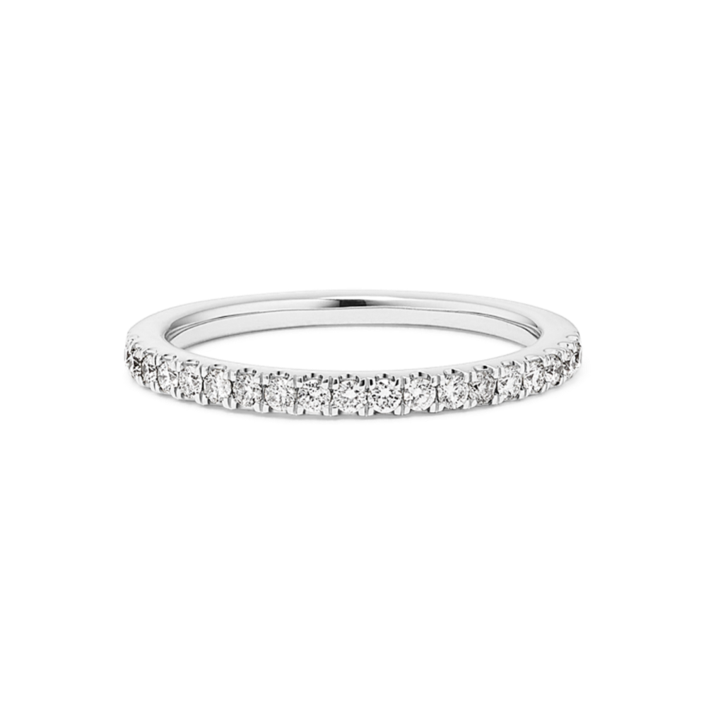 Vista Pave Band in Platinum