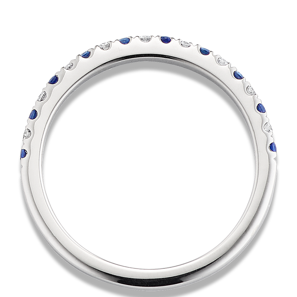 Whimsy Sapphire & Diamond Band | Shane Co.