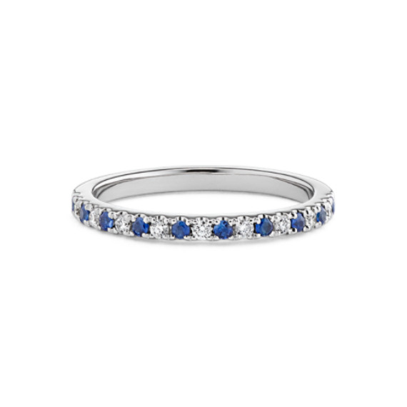 Whimsy Sapphire & Diamond Band | Shane Co.